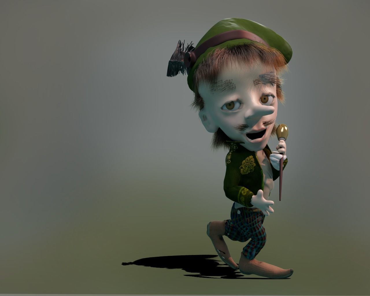 Dwarf nana rich 3D model_5