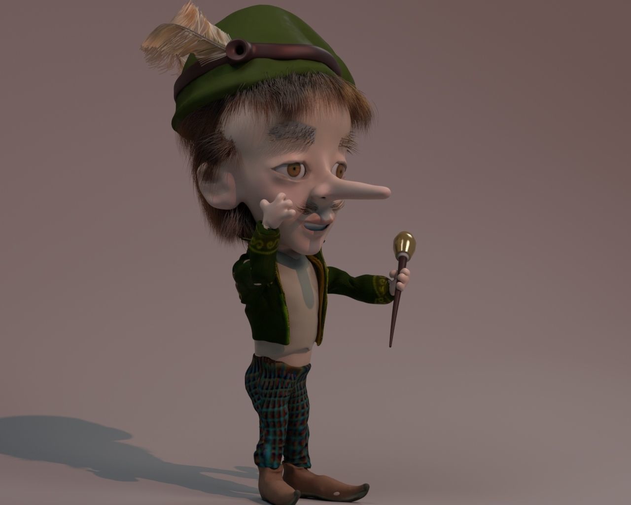 Dwarf nana rich 3D model_3