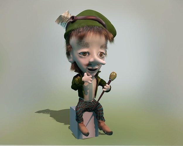  Dwarf nana rich 3D model