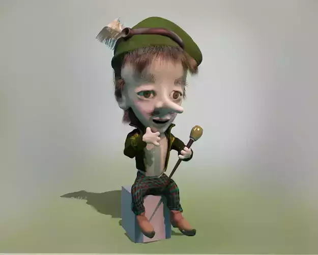  Dwarf nana rich 3D model