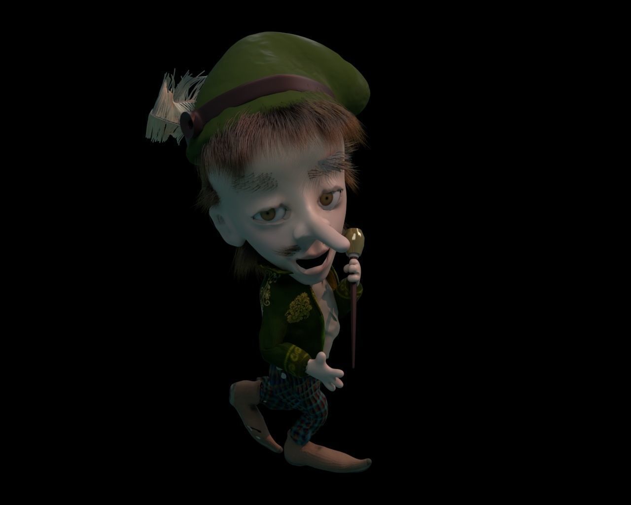 Dwarf nana rich 3D model_10