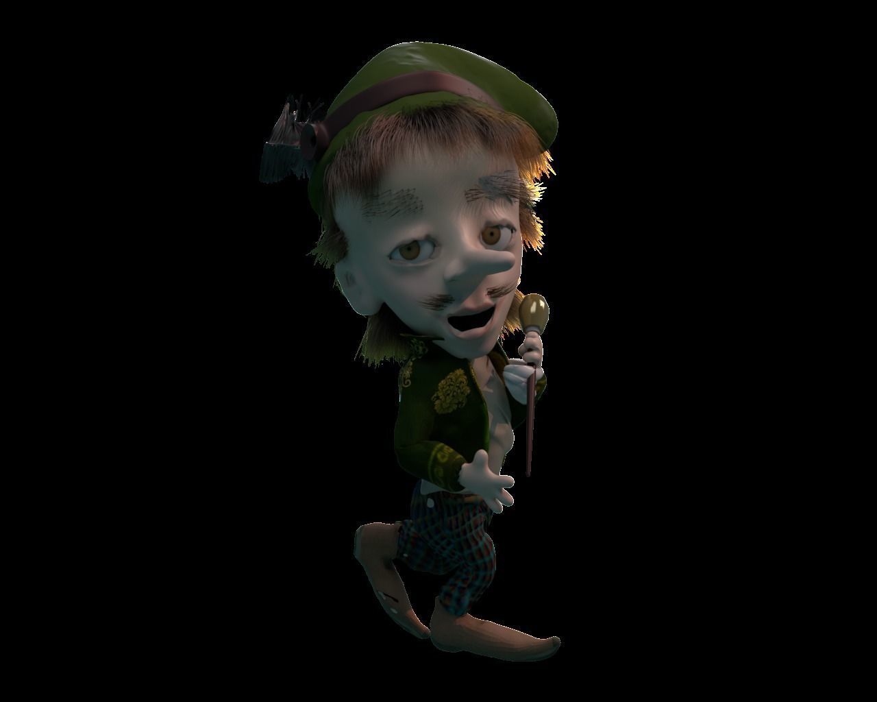 Dwarf nana rich 3D model_8