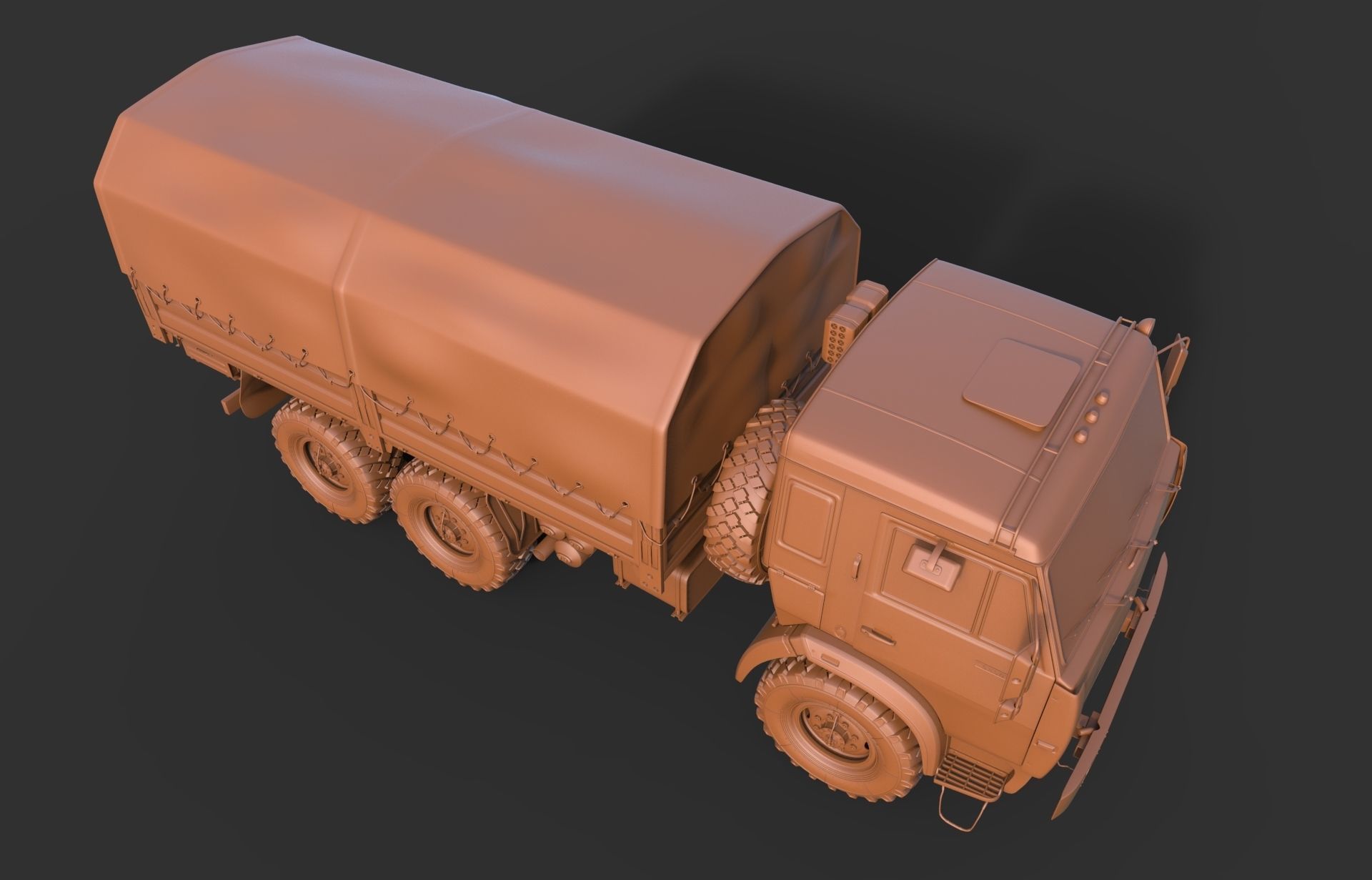 Kamaz Kung-Tend  3D model_19