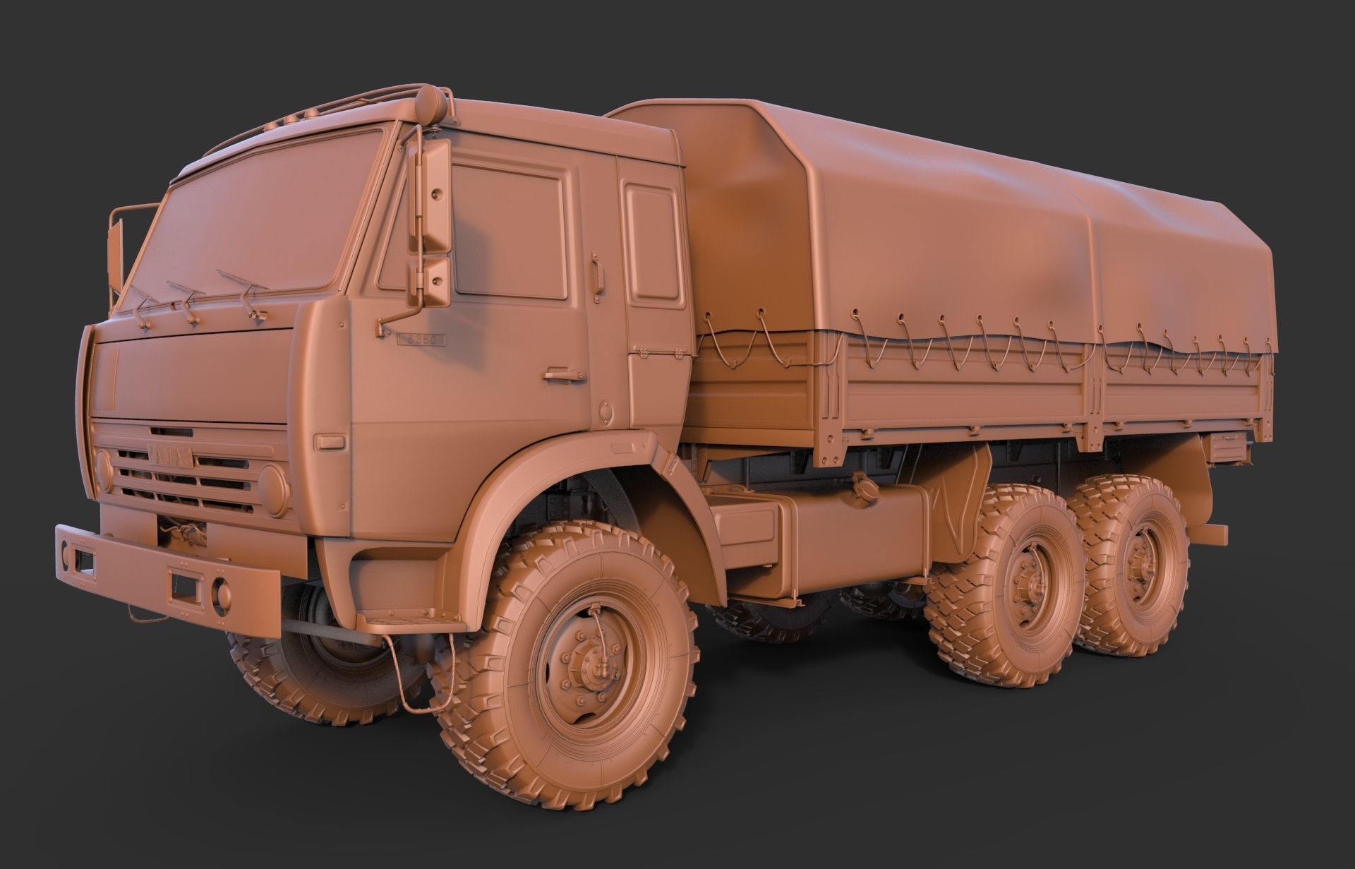 Kamaz Kung-Tend  3D model_14
