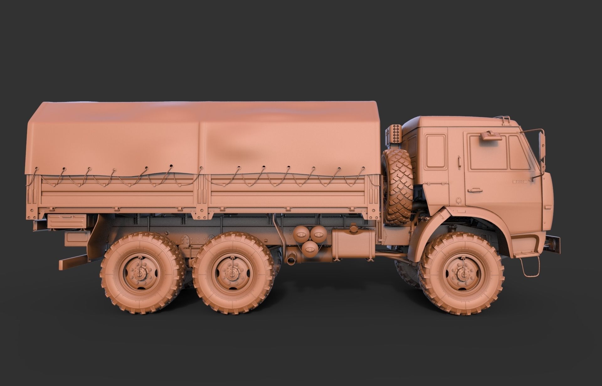 Kamaz Kung-Tend  3D model_16