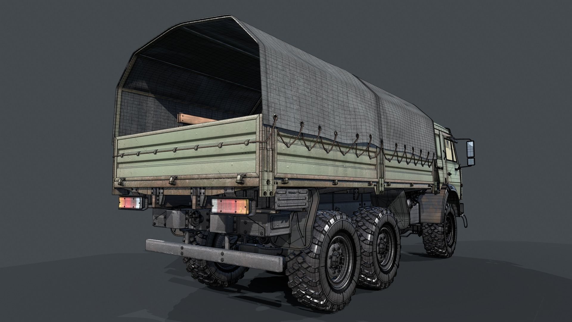 Kamaz Kung-Tend  3D model_11