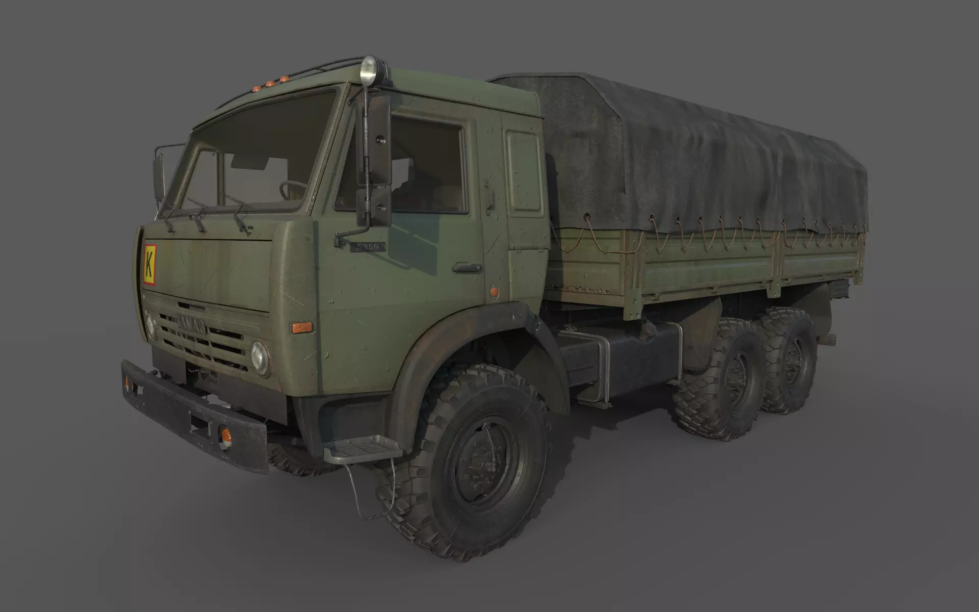 Kamaz Kung-Tend  3D model_0