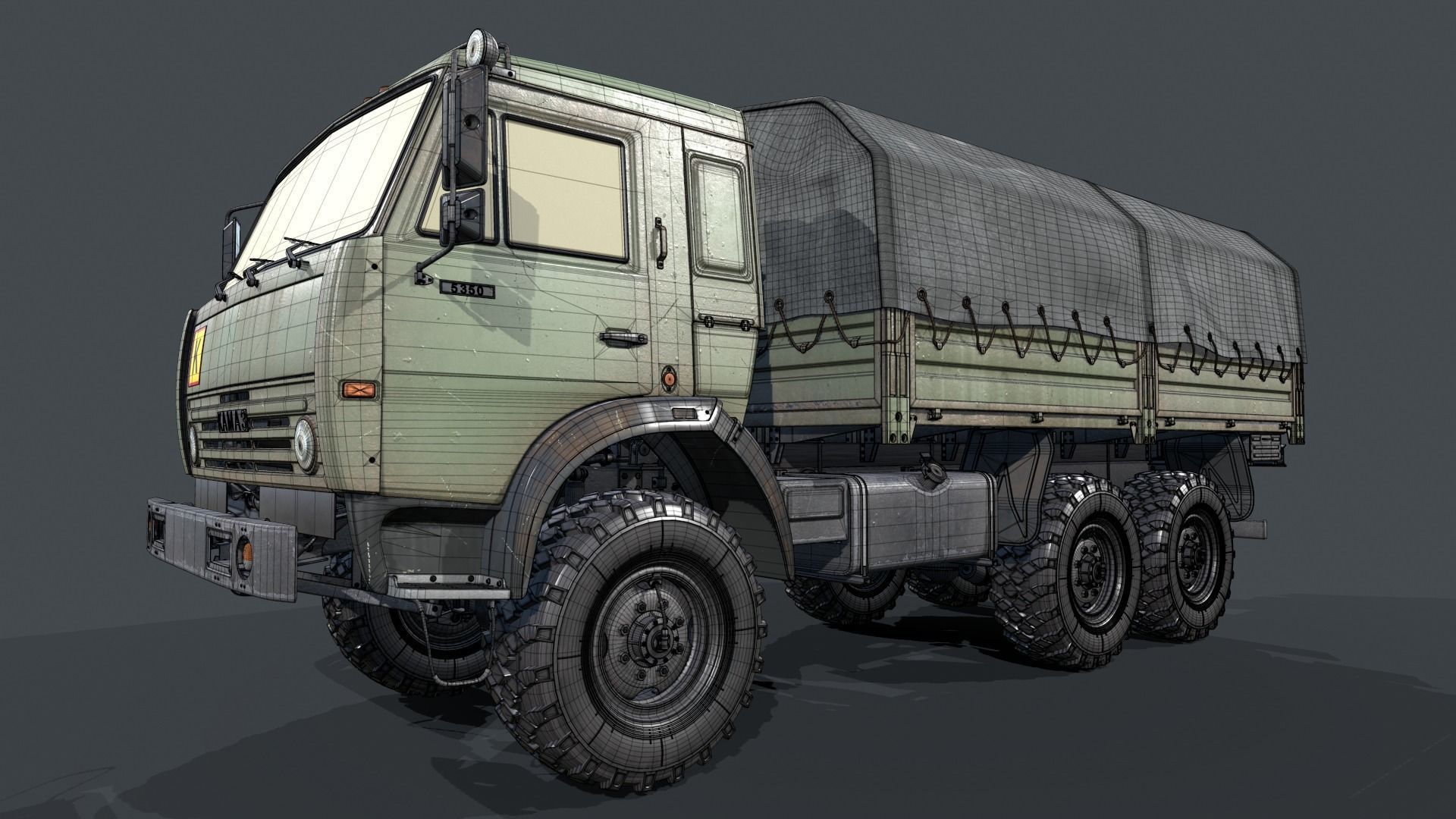 Kamaz Kung-Tend  3D model_8