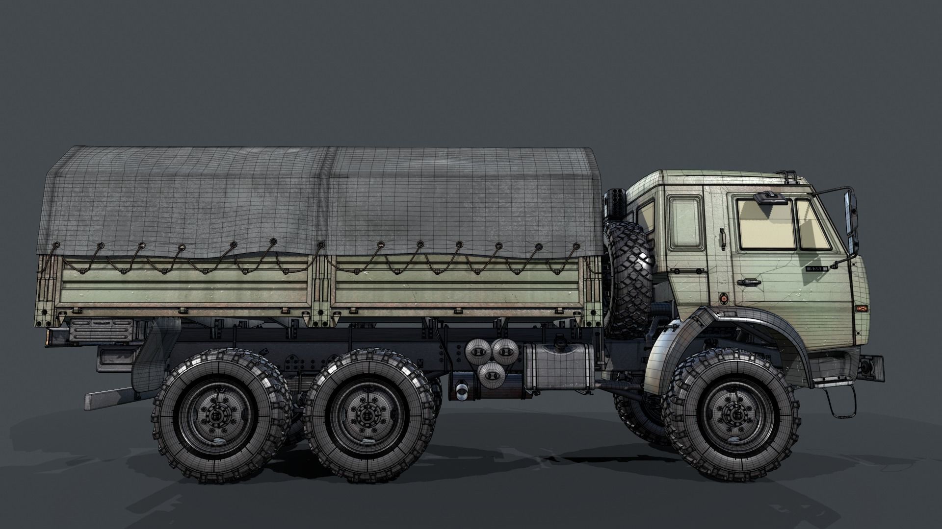 Kamaz Kung-Tend  3D model_10