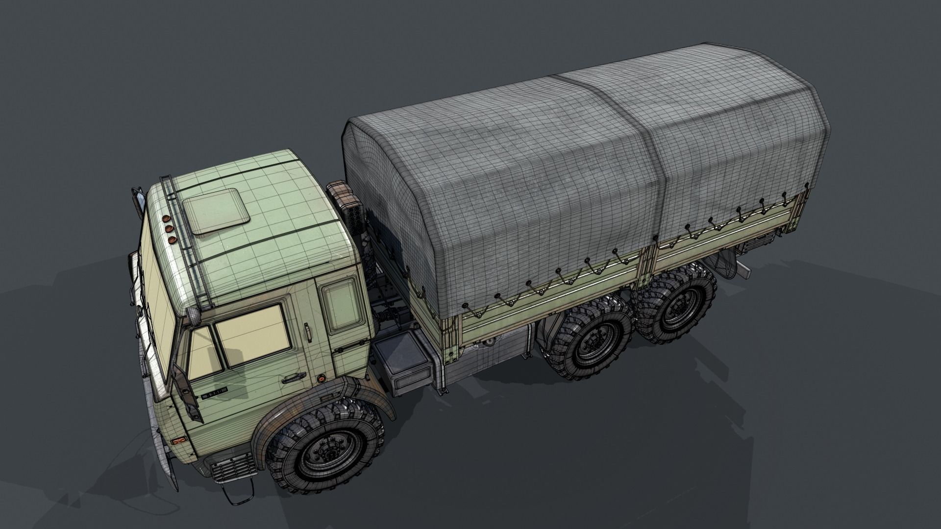 Kamaz Kung-Tend  3D model_12
