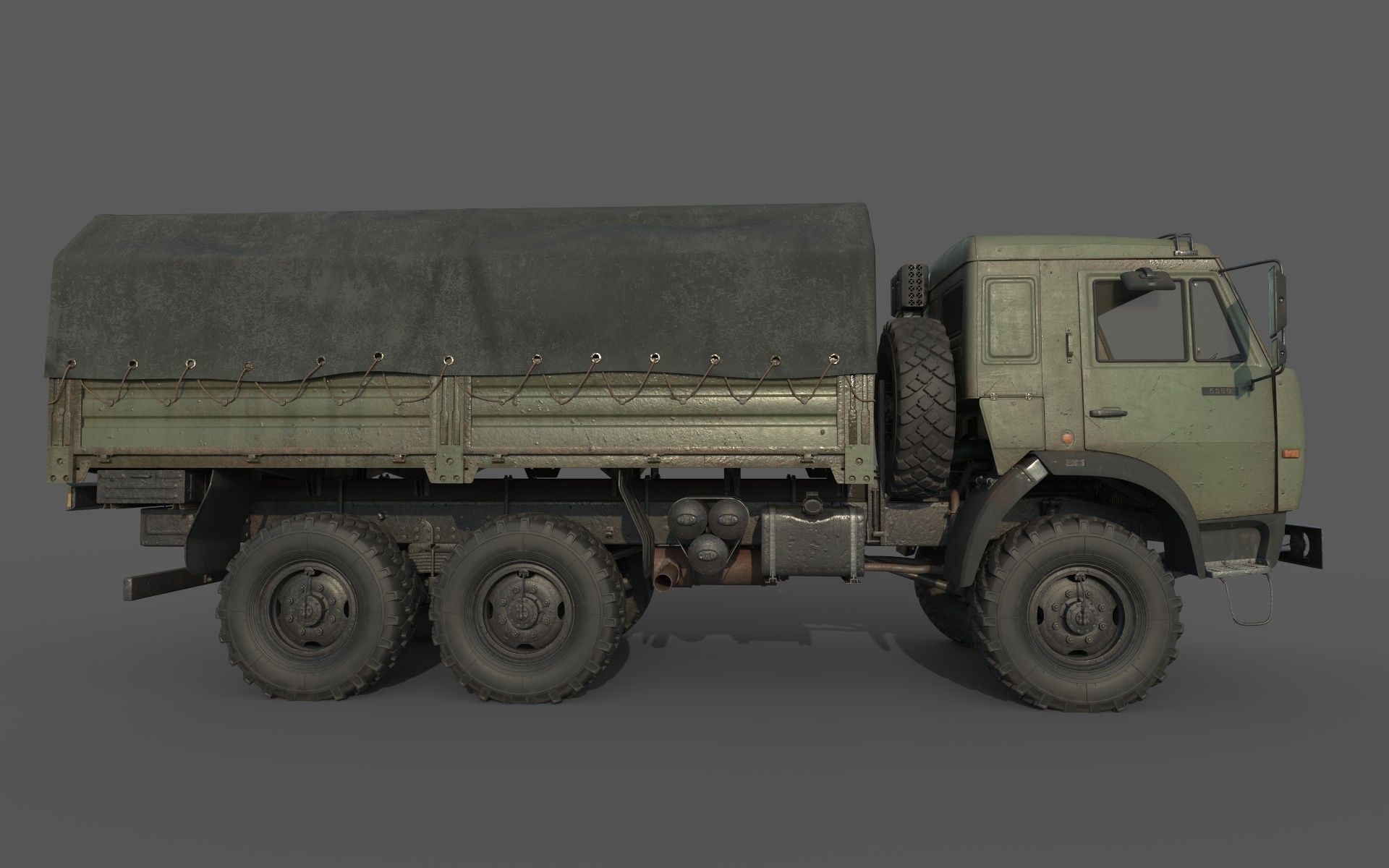 Kamaz Kung-Tend  3D model_3