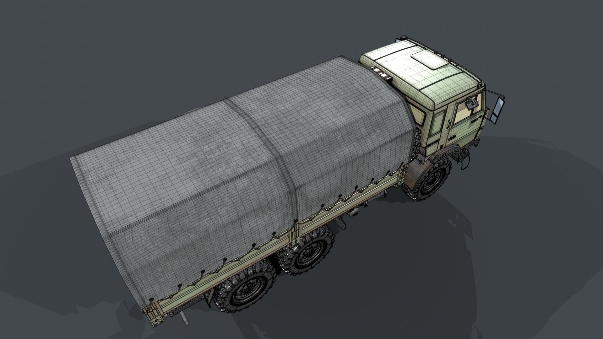Kamaz Kung-Tend  3D model_13