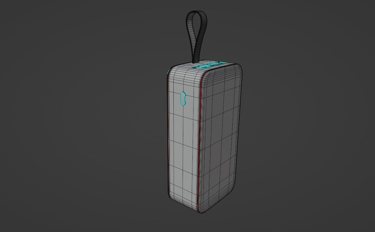 Robor R730 30000mAh Portable Charger Low-poly 3D model_5