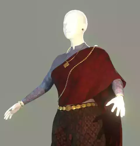 thai traditional woman cloth