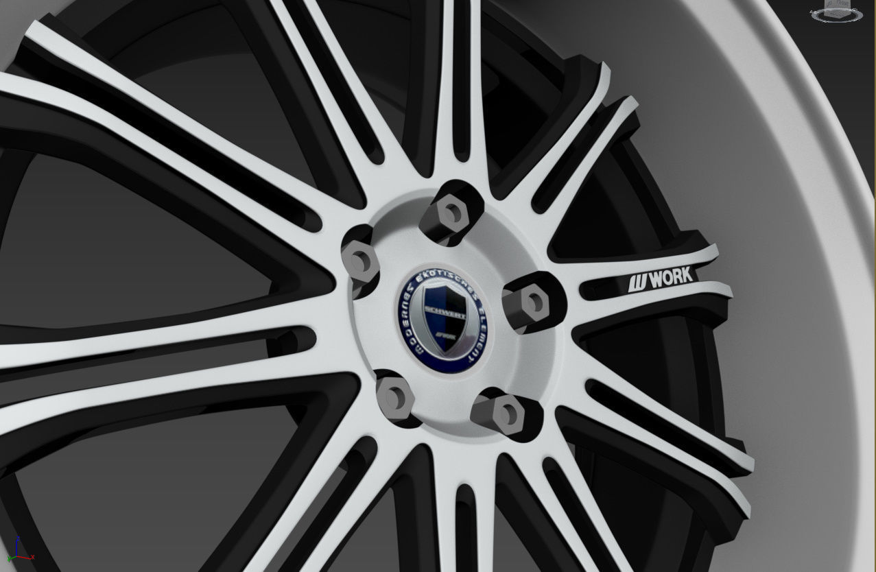 Work Varianza SC1 wheel 3D model_29