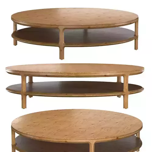 PADUA ROUND COFFEE TABLE 3D model