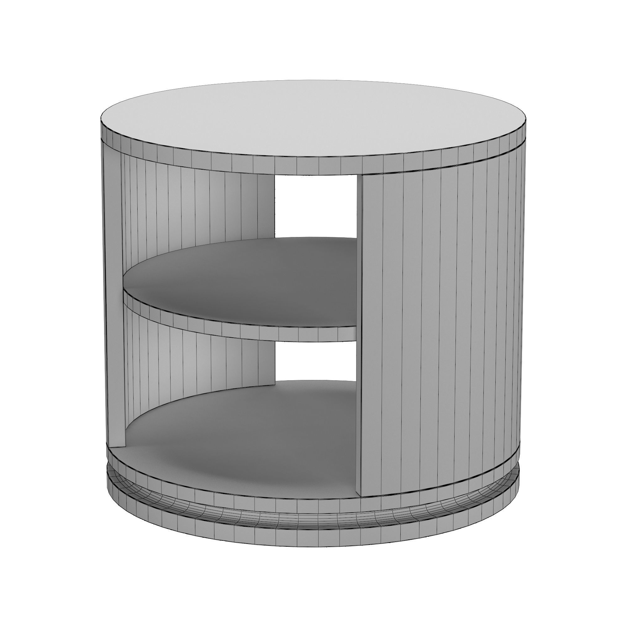 LIGNE ROUND SIDE TABLE 3D model_4
