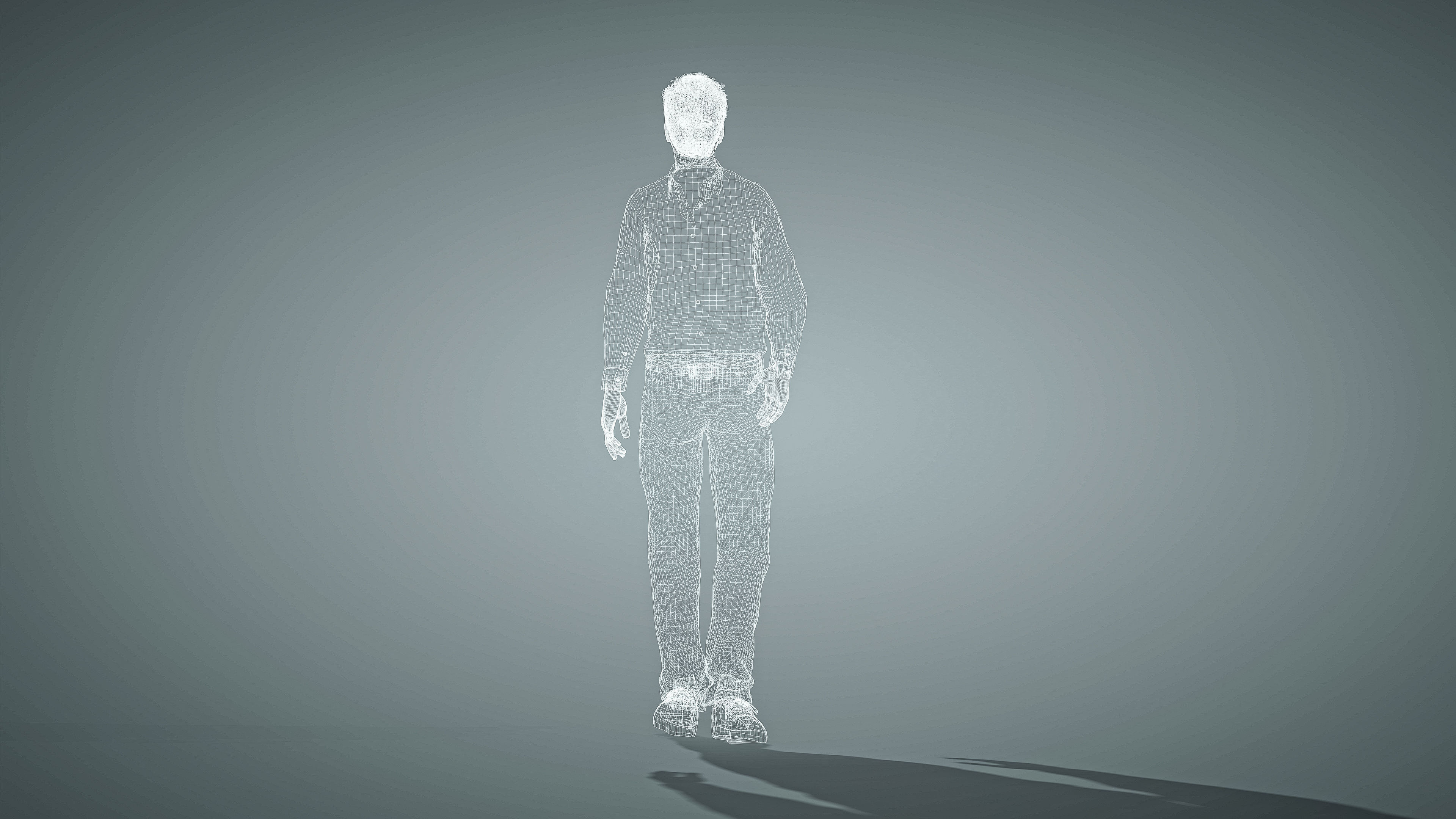 High Quality Male Middle East Indian Low-poly 3D model_30