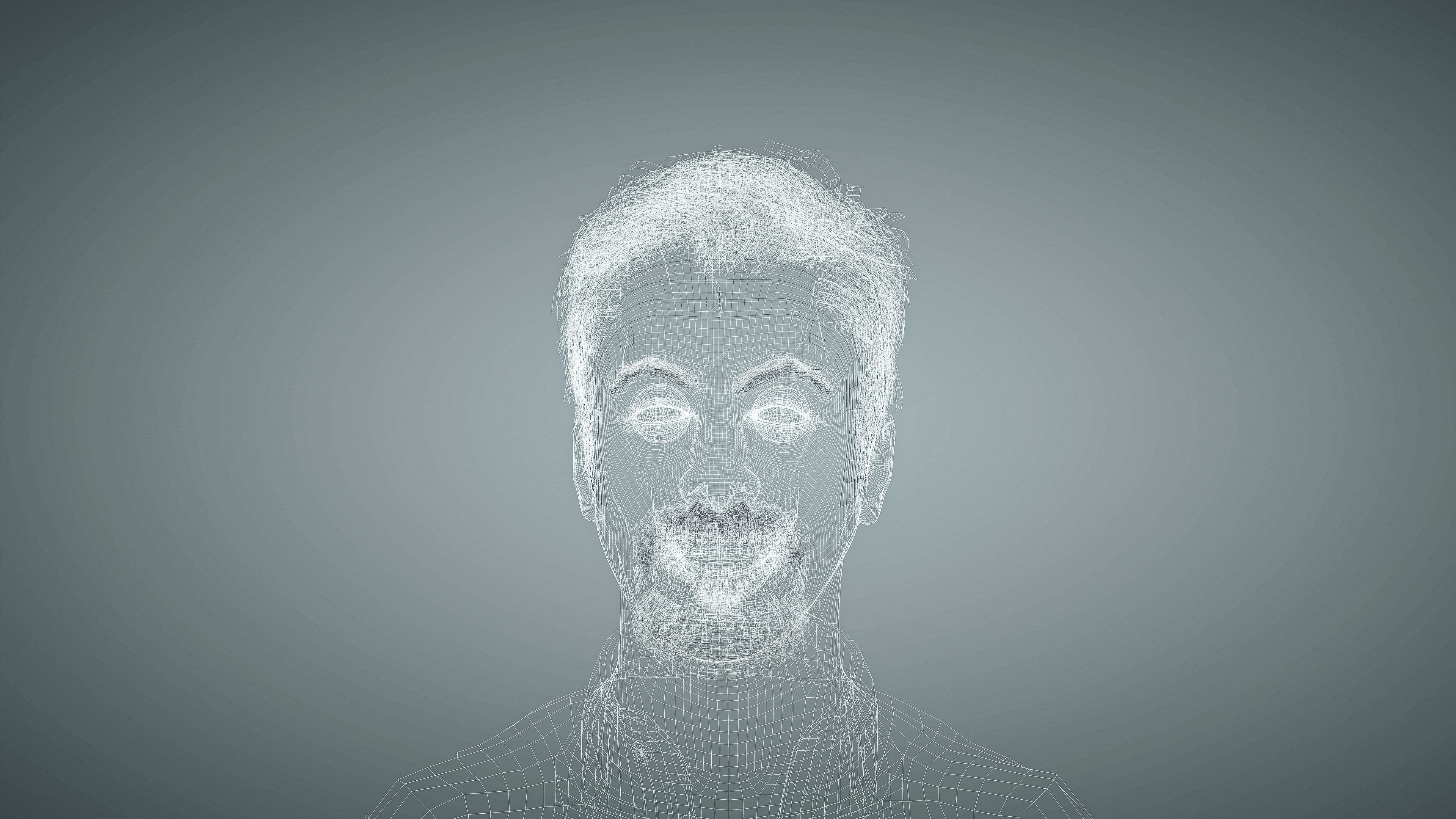 High Quality Male Middle East Indian Low-poly 3D model_16