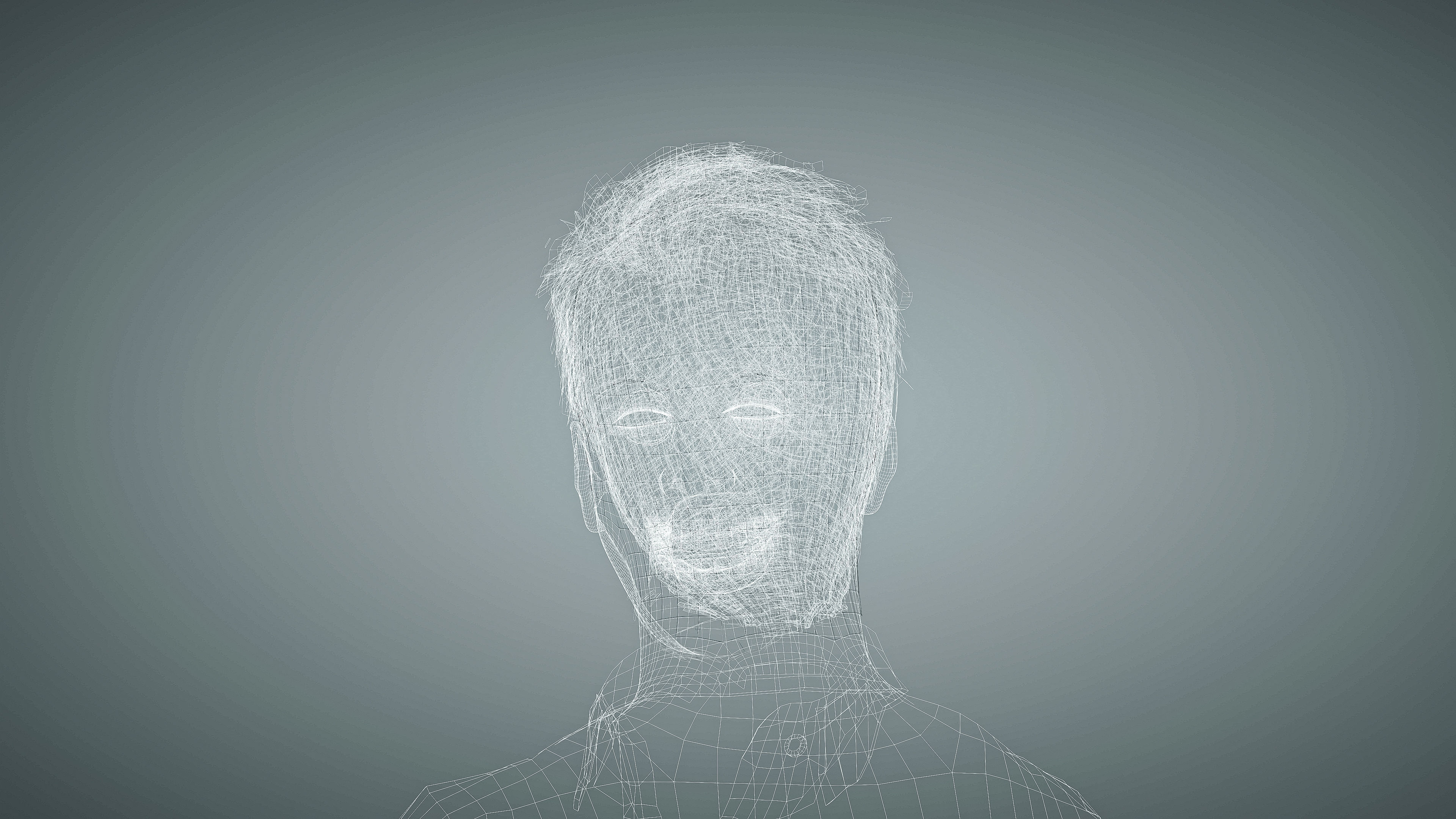 High Quality Male Middle East Indian Low-poly 3D model_22