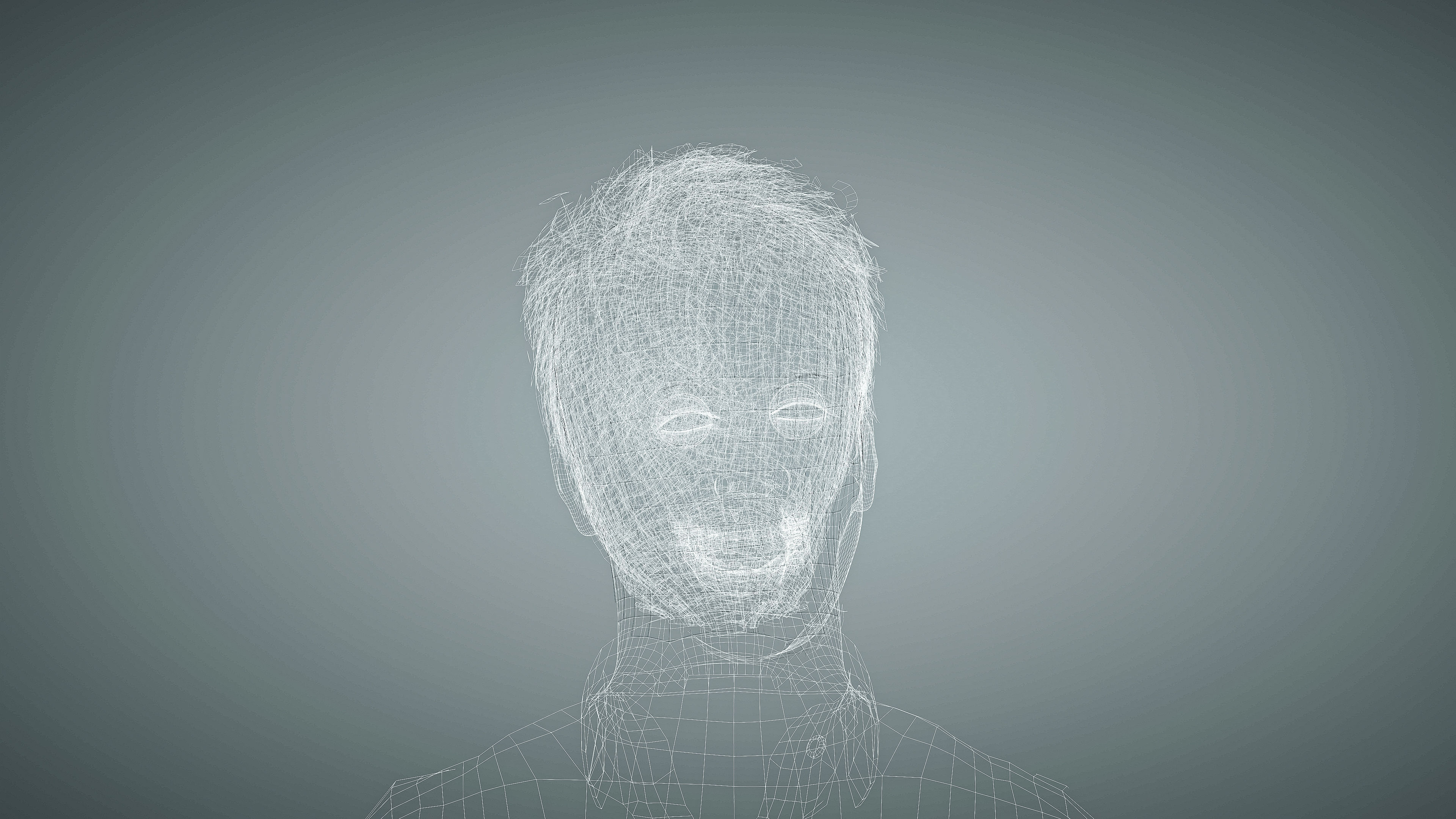 High Quality Male Middle East Indian Low-poly 3D model_23