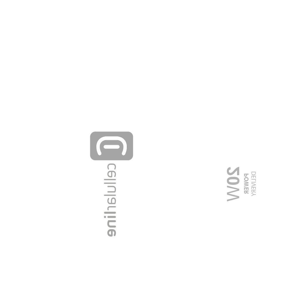 Xiaomi Mi 20W Charger USB-C EU Low-poly 3D model_10