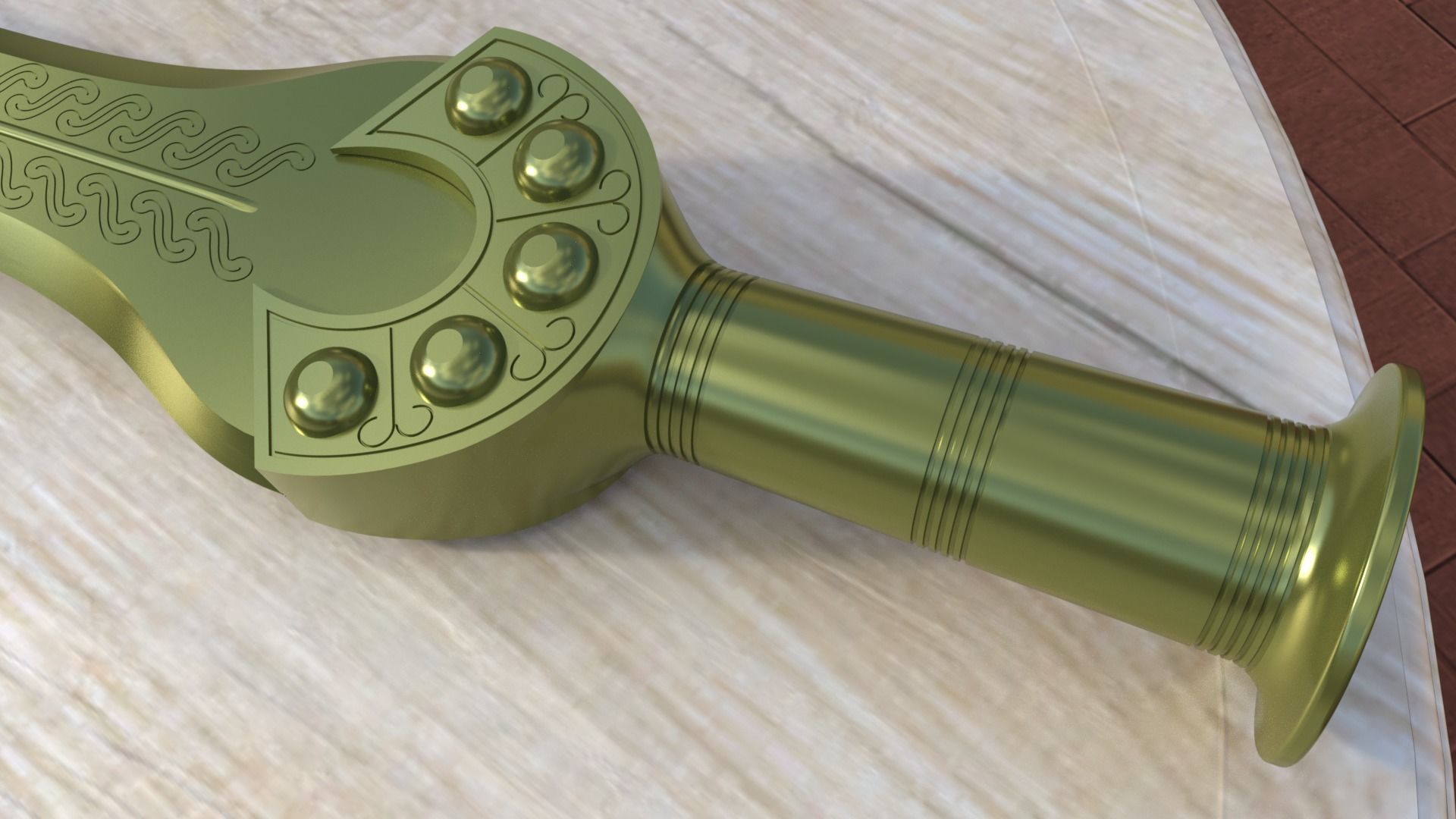 SWORD OF PERSEUS 3D print model_1