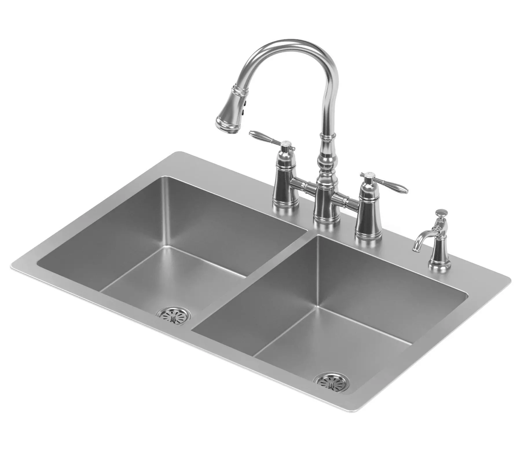 MOEN kitchen sink GS202684 3D model_0
