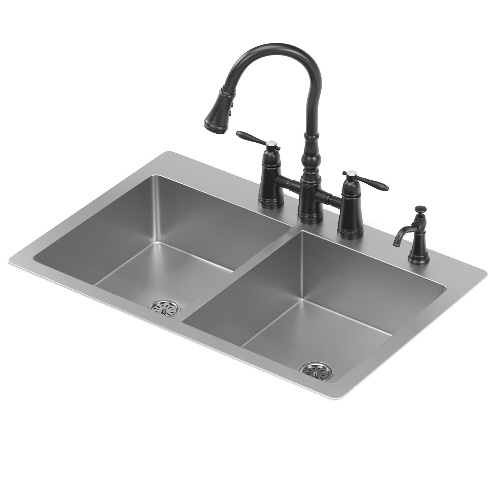 MOEN kitchen sink GS202684 3D model_2