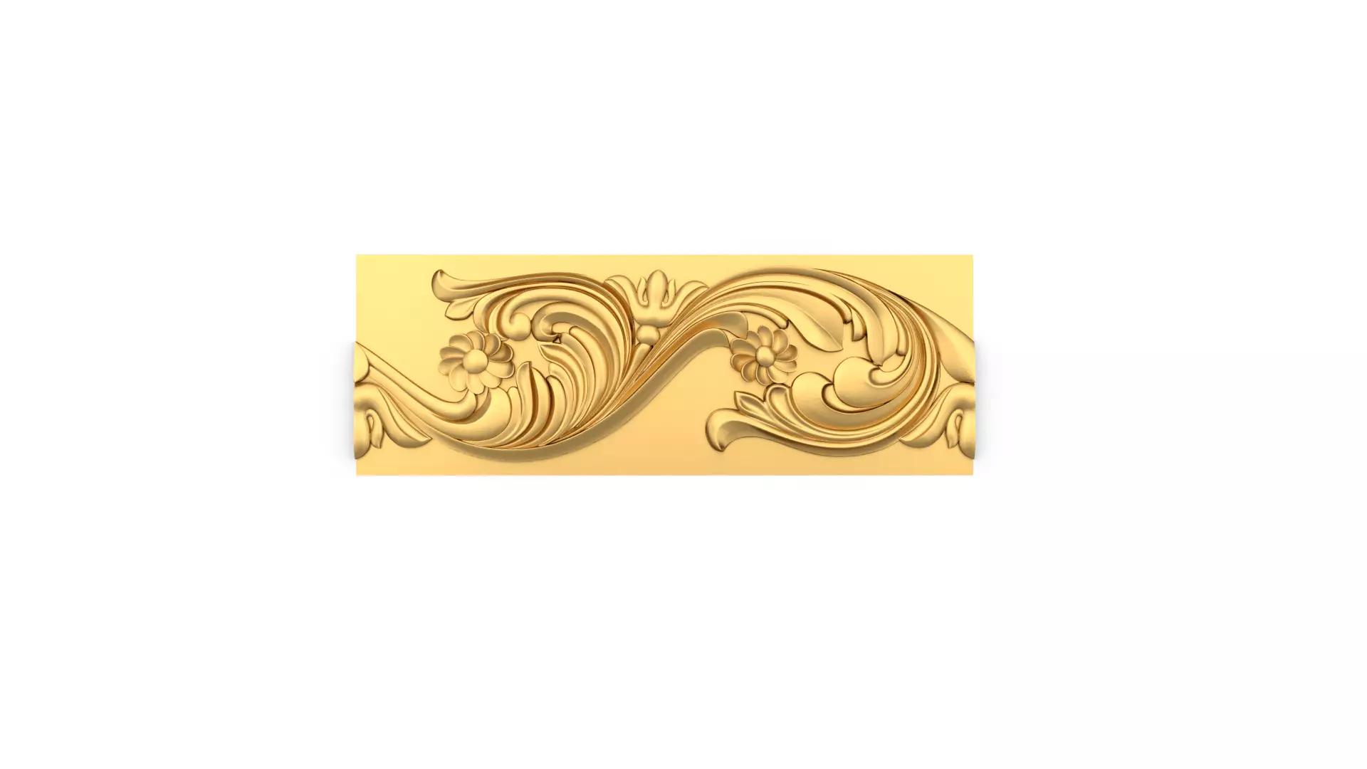 Classic carved decor ornament 369 3D model_0