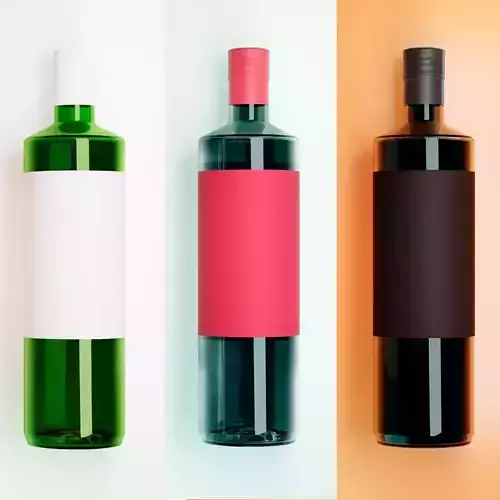 Bottle Glass Ready to Render