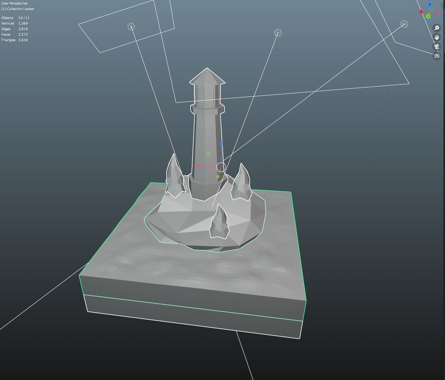 Lighthouse Free low-poly 3D model_4