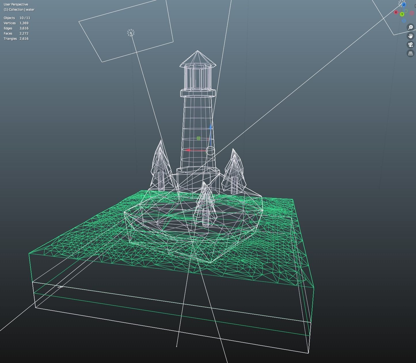 Lighthouse Free low-poly 3D model_3