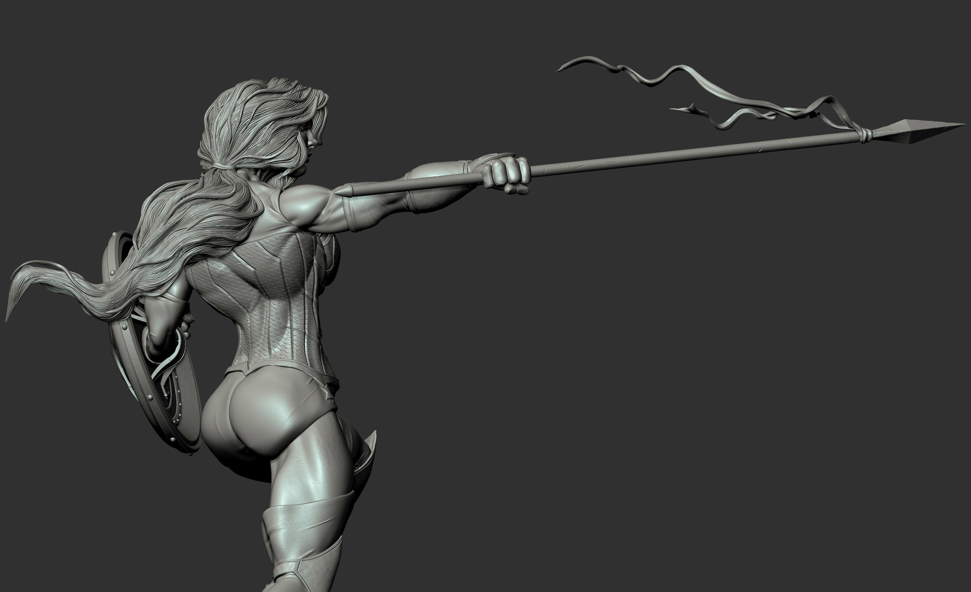 Wonder Woman - War 3D print model_4