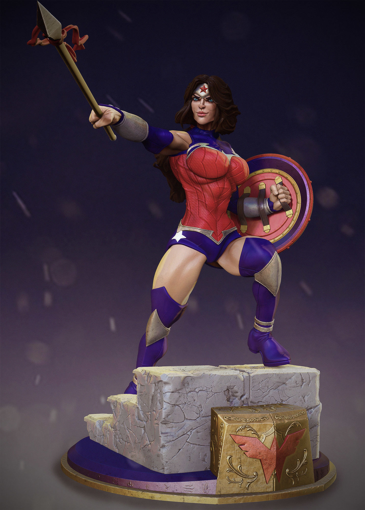 Wonder Woman - War 3D print model_1