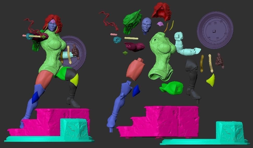 Wonder Woman - War 3D print model_6