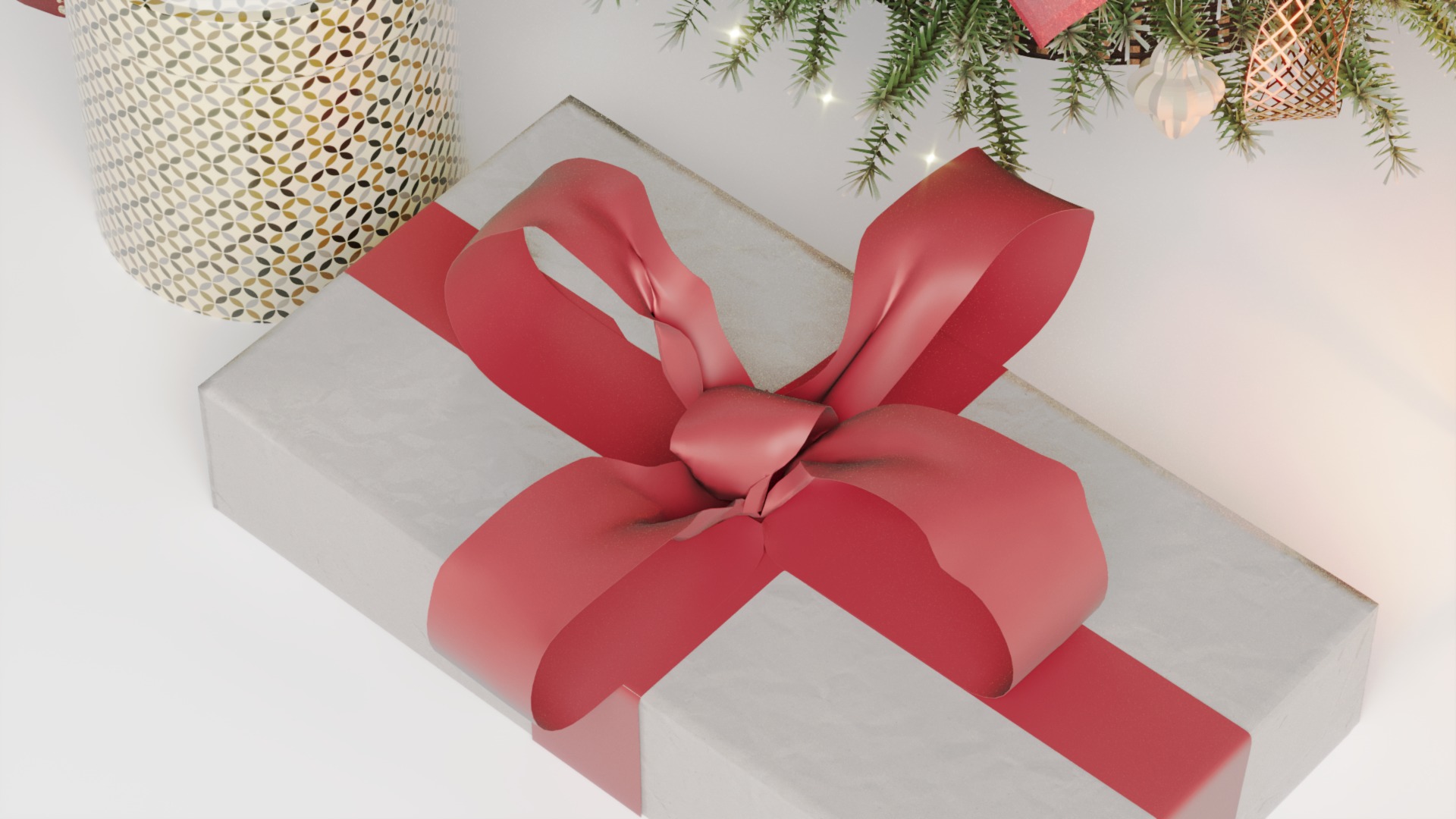 Realistic Christmas Tree with Decorations 3D Model 3D model_31