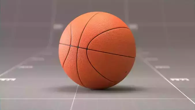 Basketball Ball low poly