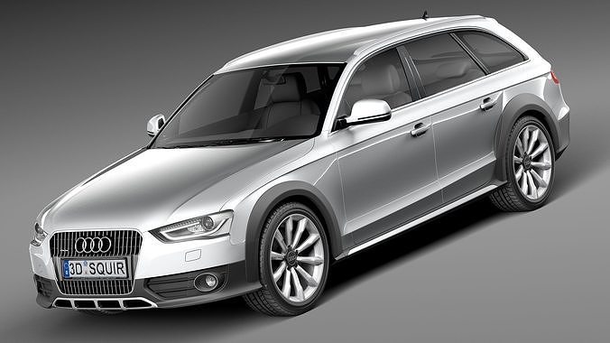 Audi A4 Allroad Quattro 2013 3D model