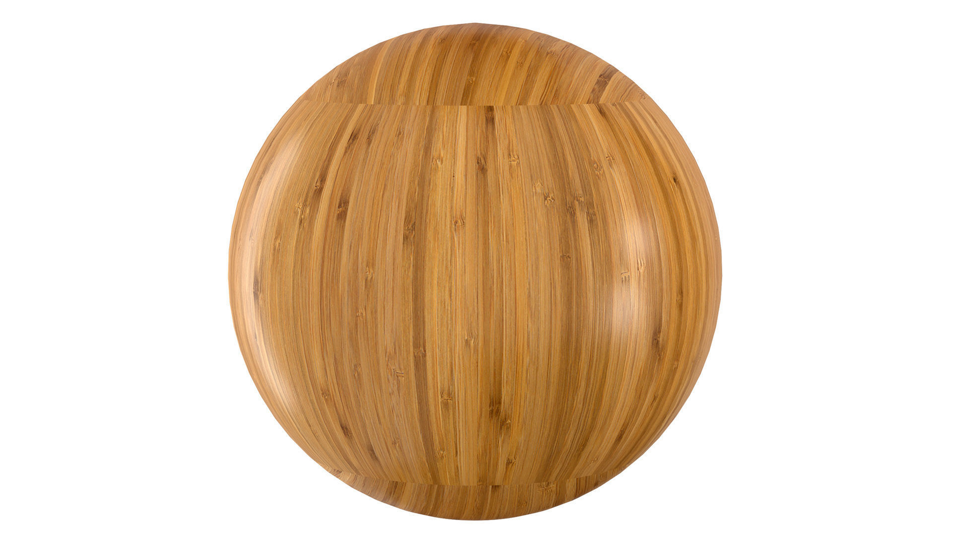 3 Realistic bamboo materials set Low-poly 3D model_10