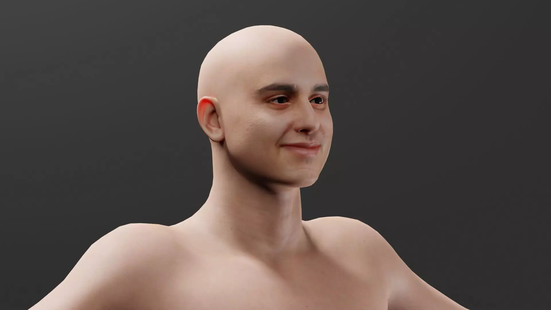 Realistic Male Character - Bongie 3D model_0