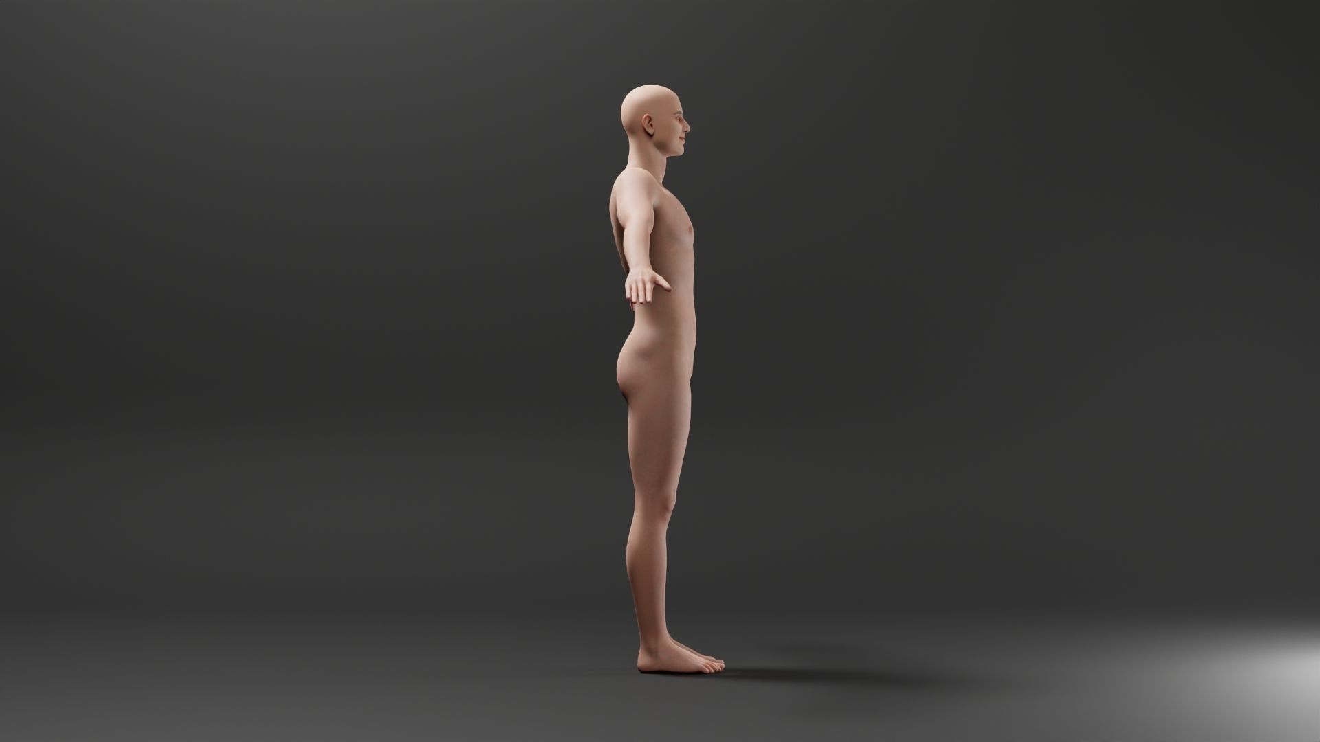 Realistic Male Character - Bongie 3D model_2