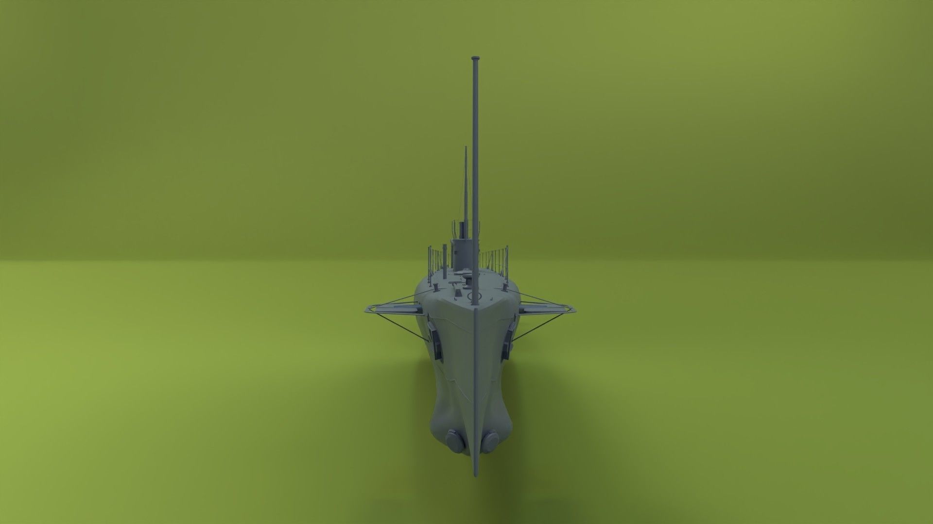 HMS S1 Low-poly 3D model_13