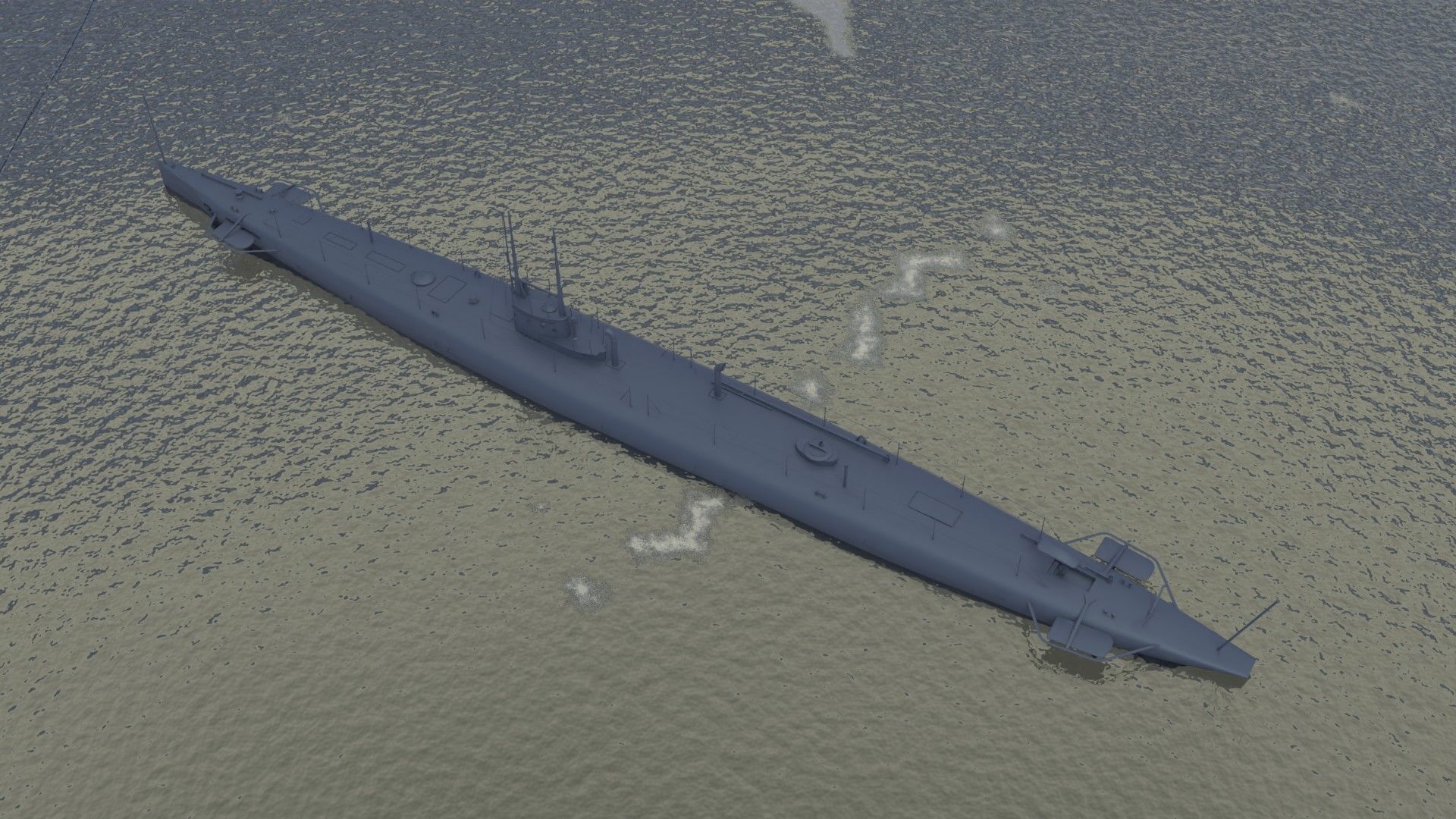 HMS S1 Low-poly 3D model_21