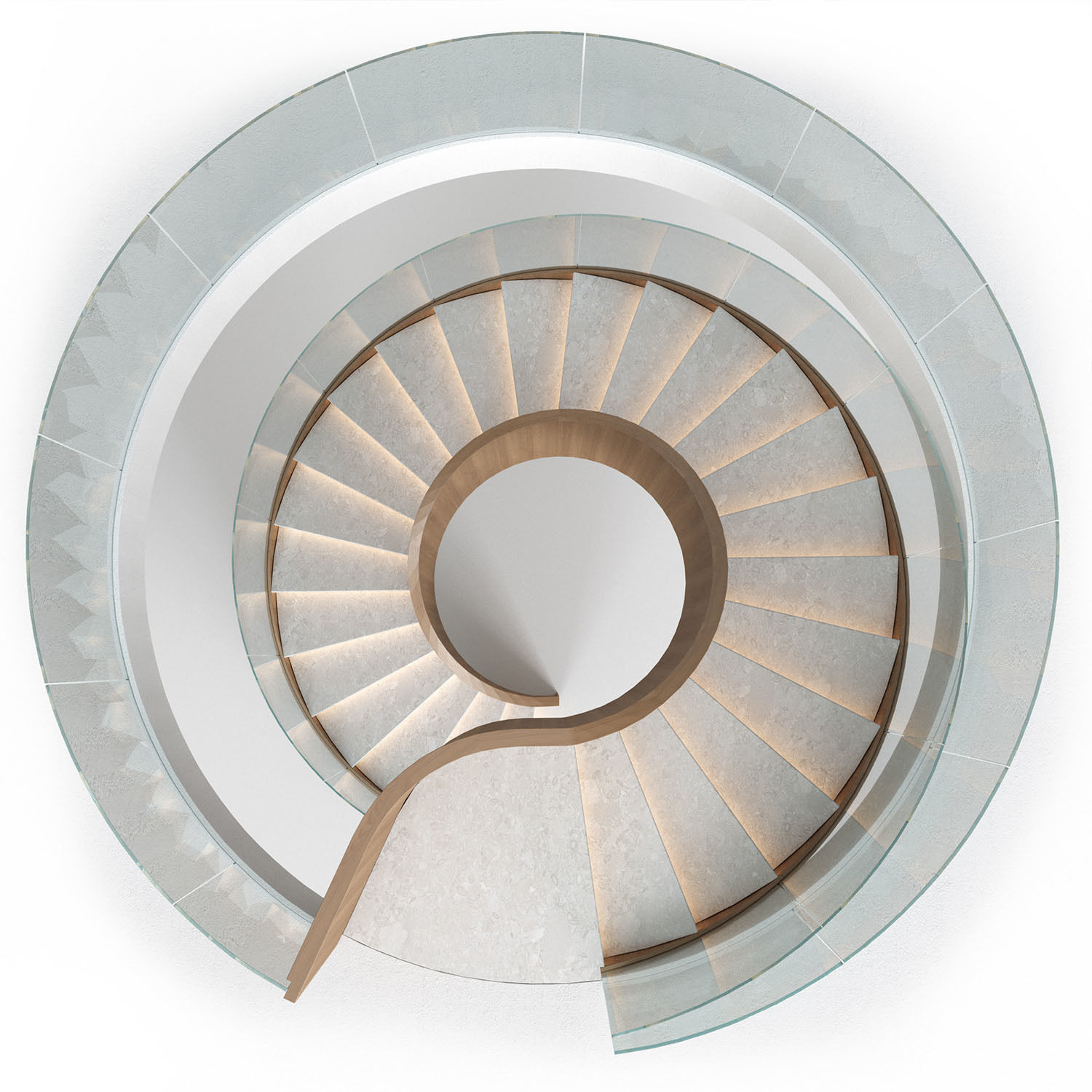 spiral interior stair 02 3D model_4