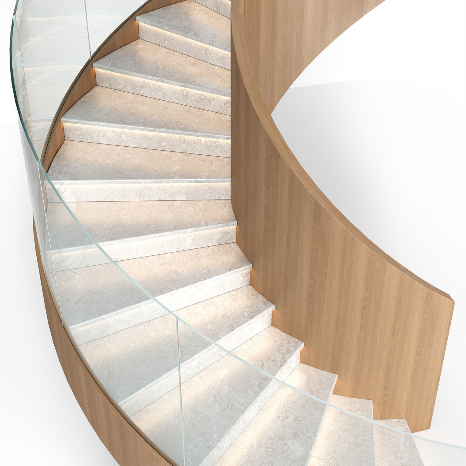spiral interior stair 02 3D model_3