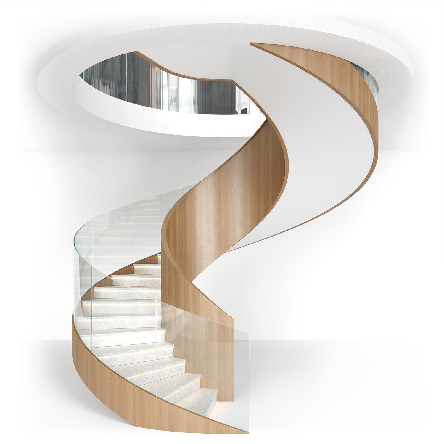 spiral interior stair 02 3D model_5