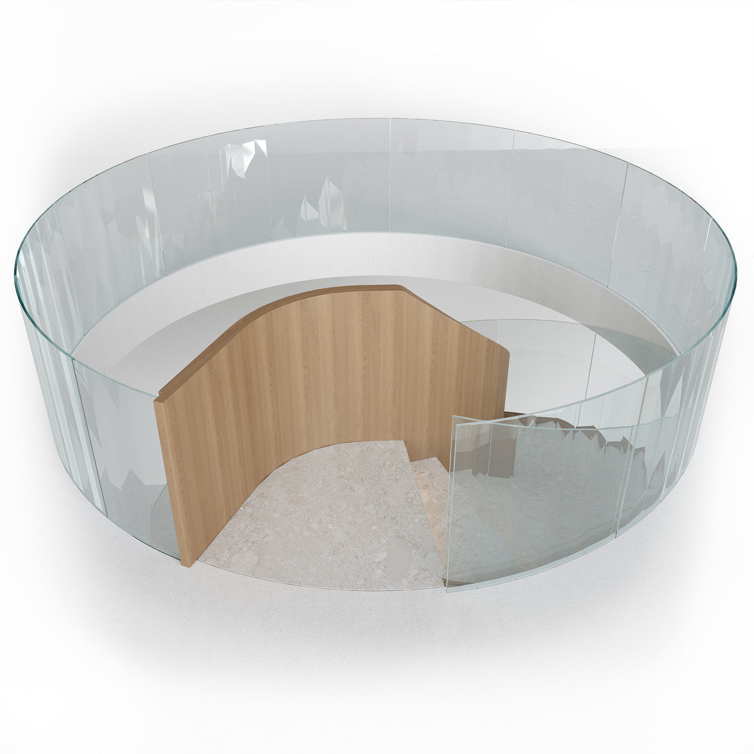 spiral interior stair 02 3D model_7