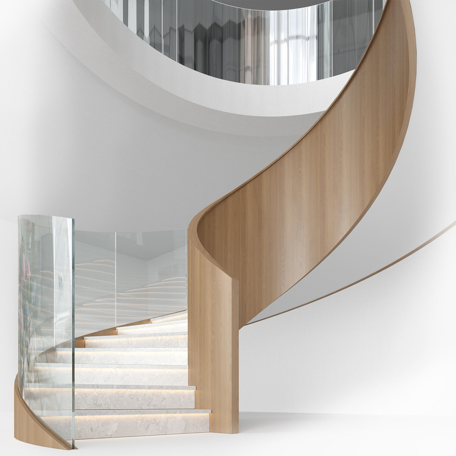 spiral interior stair 02 3D model_6