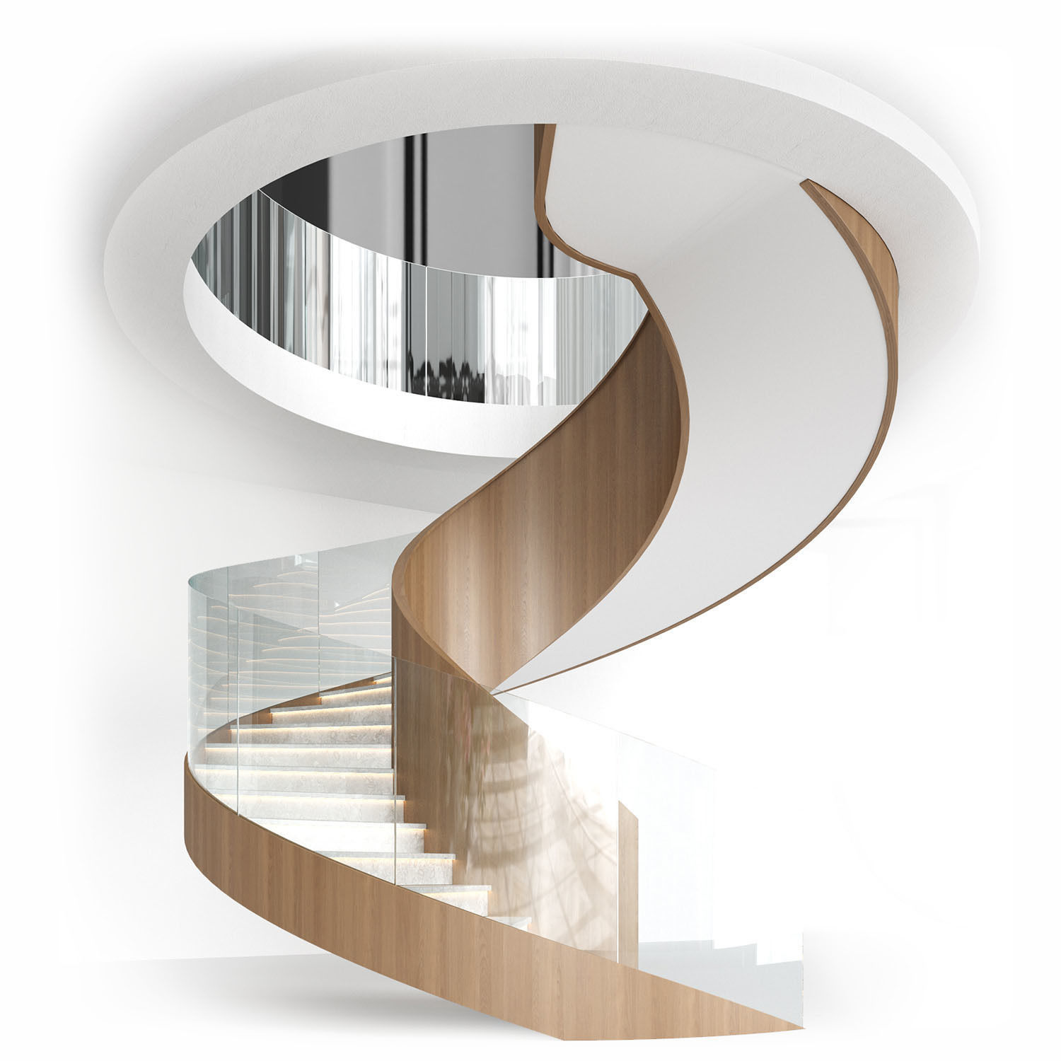 spiral interior stair 02 3D model_2